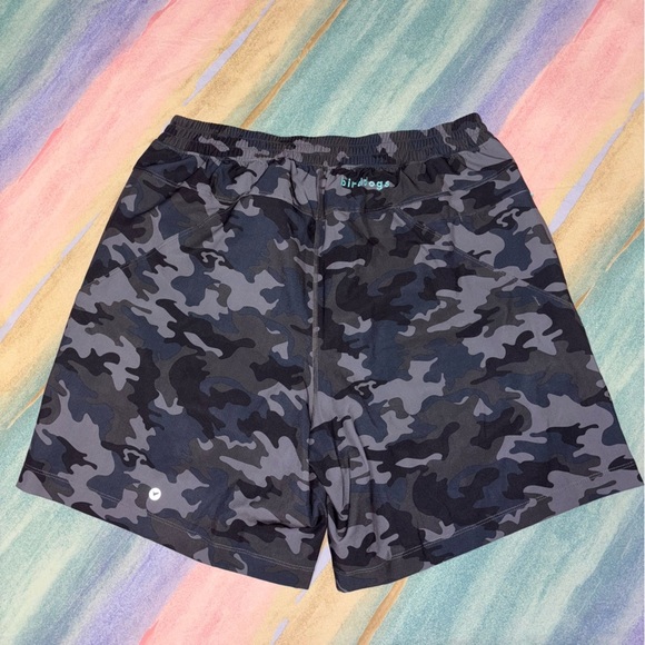 Birddogs Shorts Boomstick Lined Pockets Active Gym Gray Camo size 2XL - Picture 4 of 7